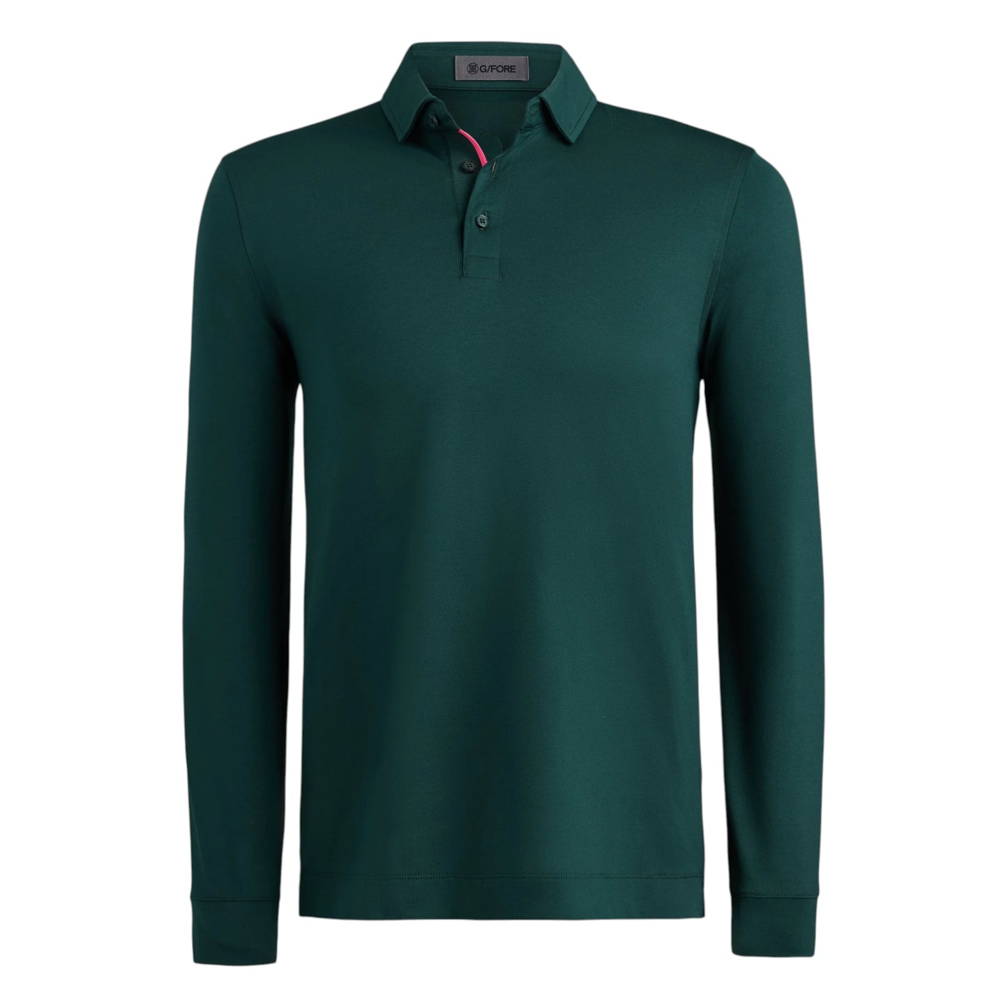 G FORE All Play Stretch Knit Long Sleeve Golf Polo Shirt GMP000160