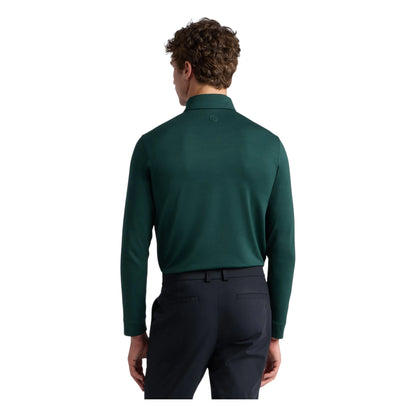 G FORE All Play Stretch Knit Long Sleeve Golf Polo Shirt GMP000160