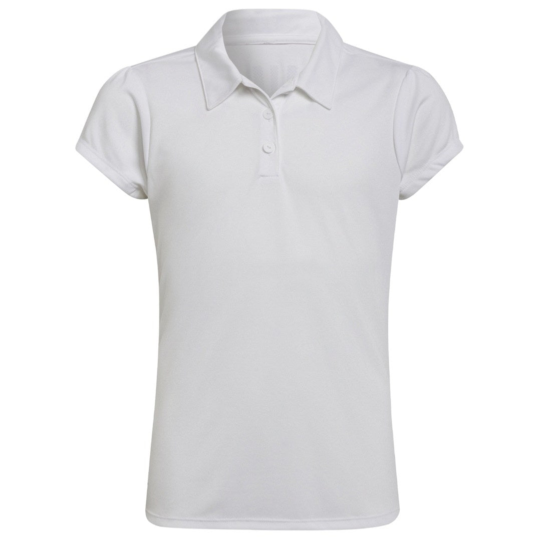 Junior adidas Girls Performance Primegreen Golf Polo Shirt GQ2451