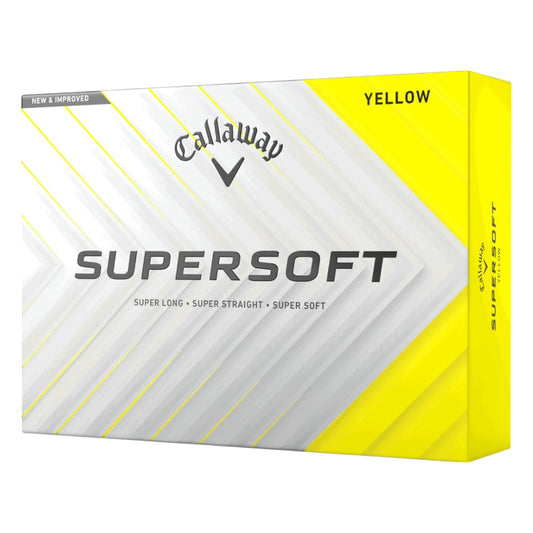 Callaway 2025 Supersoft Golf Balls | Yellow