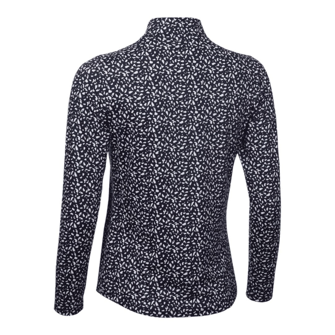 Green Lamb Ladies Keva Printed Zip Golf Top AG23984