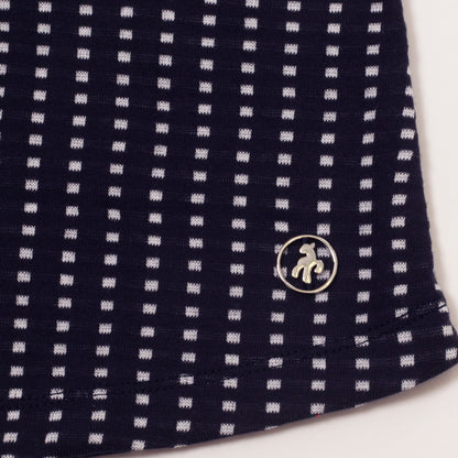 Green Lamb Ladies Kit Jacquard Zip Neck Golf Top AG23986