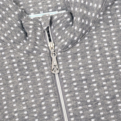 Green Lamb Ladies Kit Jacquard Zip Neck Golf Top AG23986