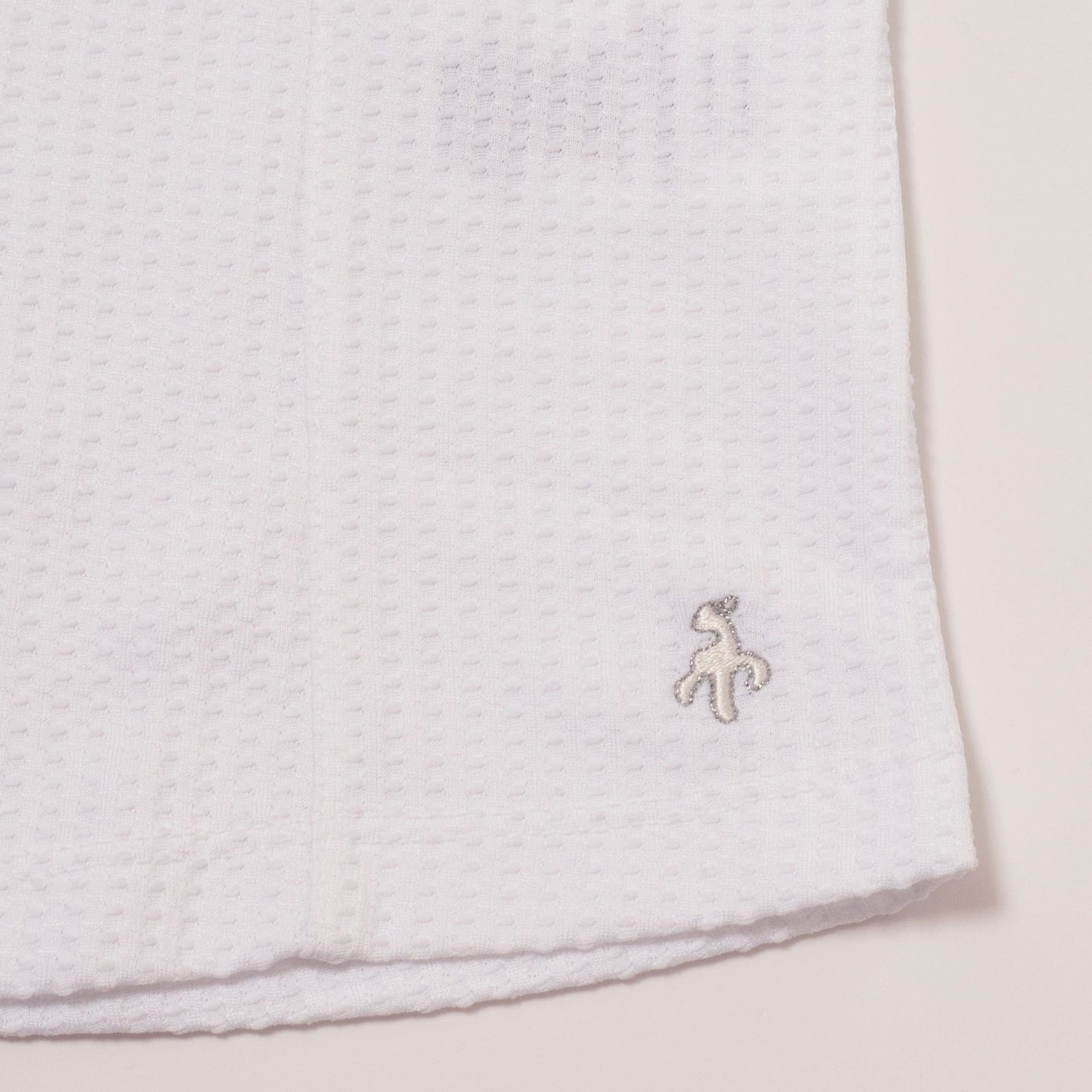 Green Lamb Ladies Kitty Waffle Zip Neck Golf Top AG23985