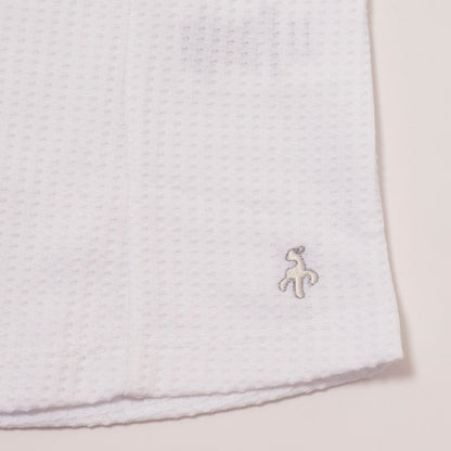 Green Lamb Ladies Kitty Waffle Zip Neck Golf Top AG23985