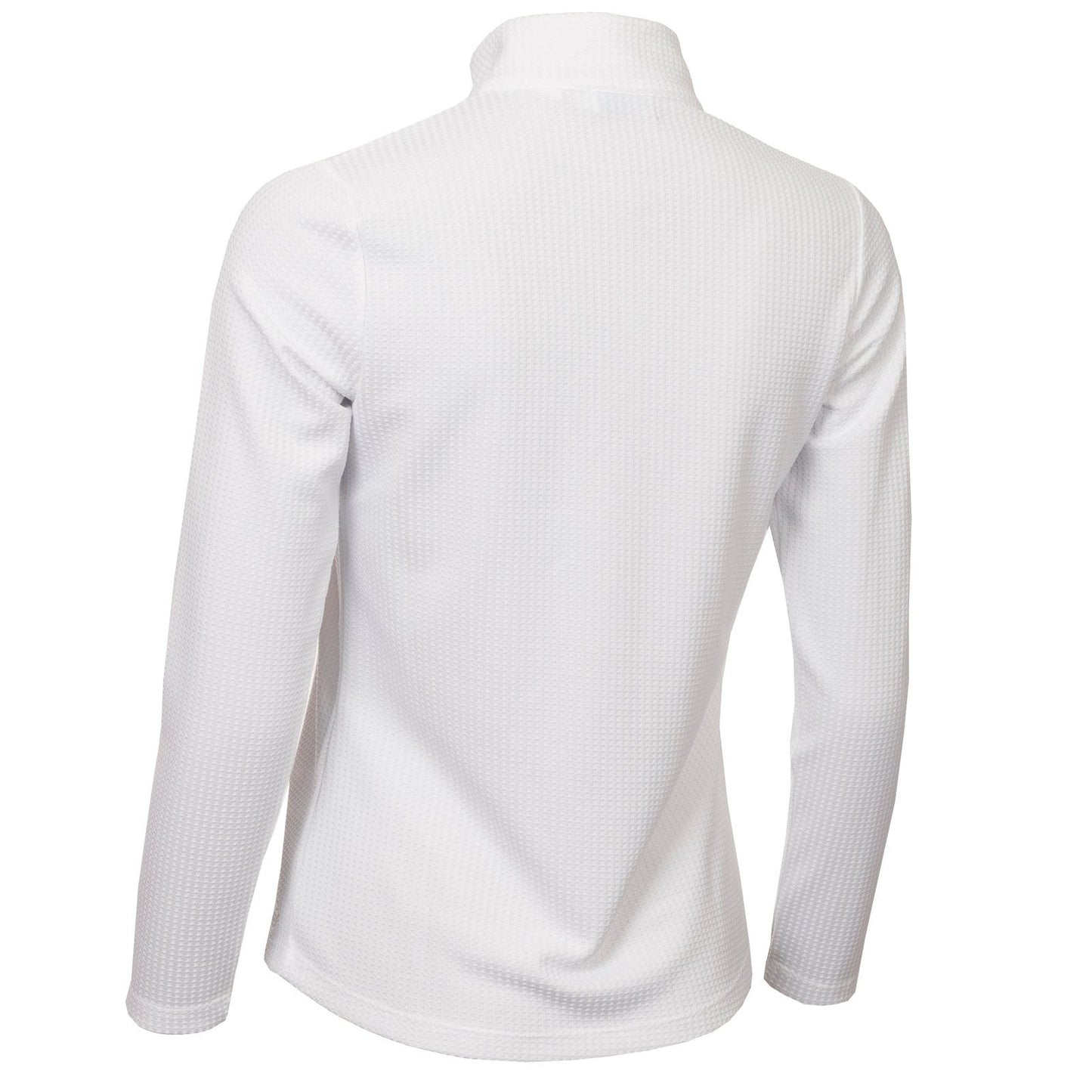 Green Lamb Ladies Kitty Waffle Zip Neck Golf Top AG23985