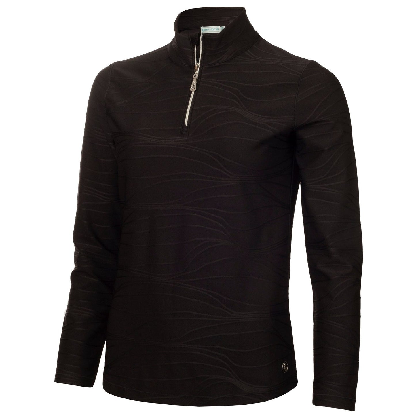 Green Lamb Ladies Kizzy Linear Zip Neck Golf Top AG23987
