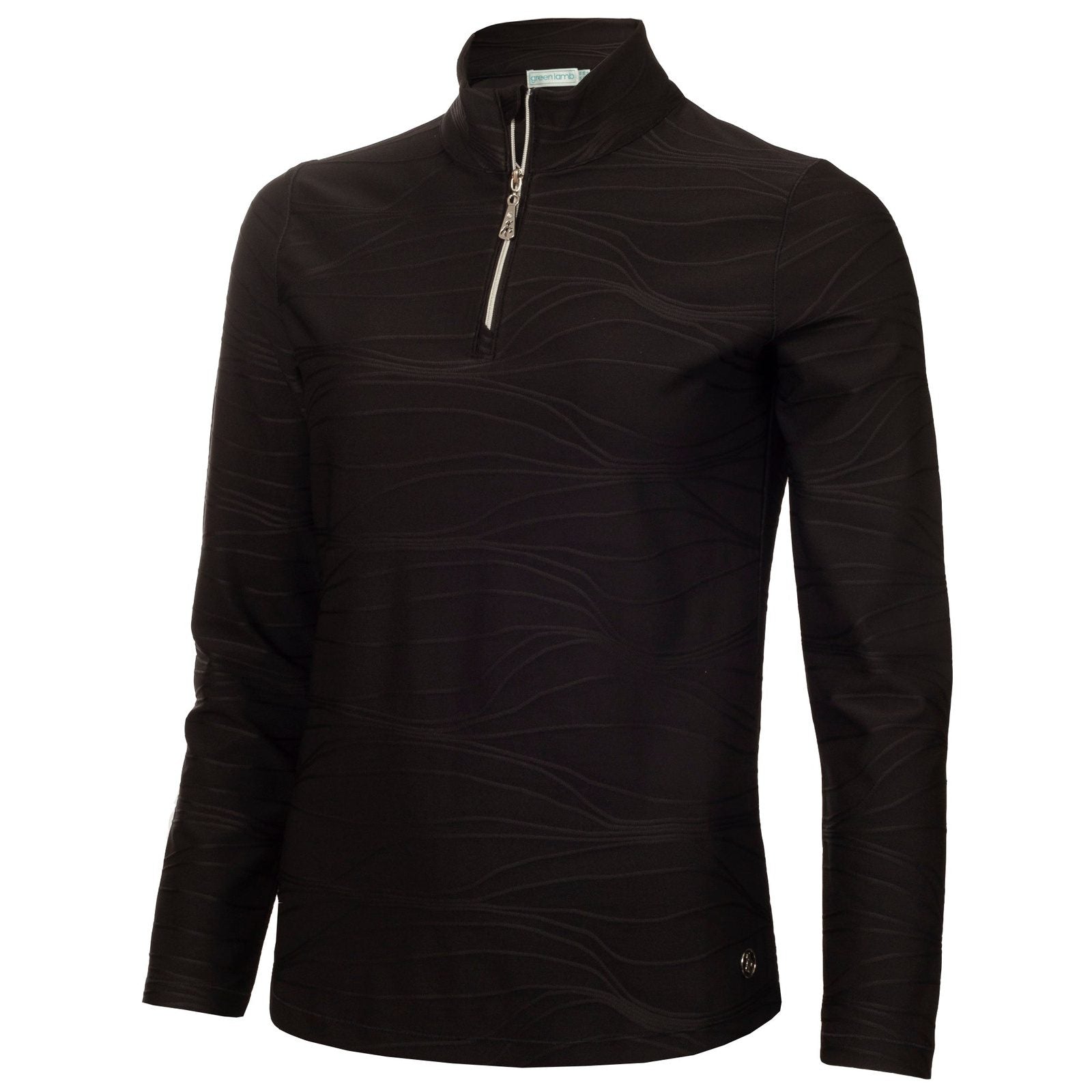 Green Lamb Ladies Kizzy Linear Zip Neck Golf Top AG23987