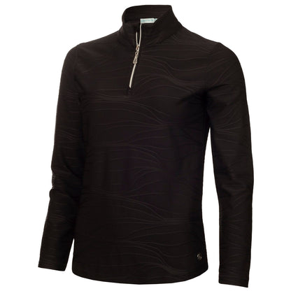 Green Lamb Ladies Kizzy Linear Zip Neck Golf Top AG23987