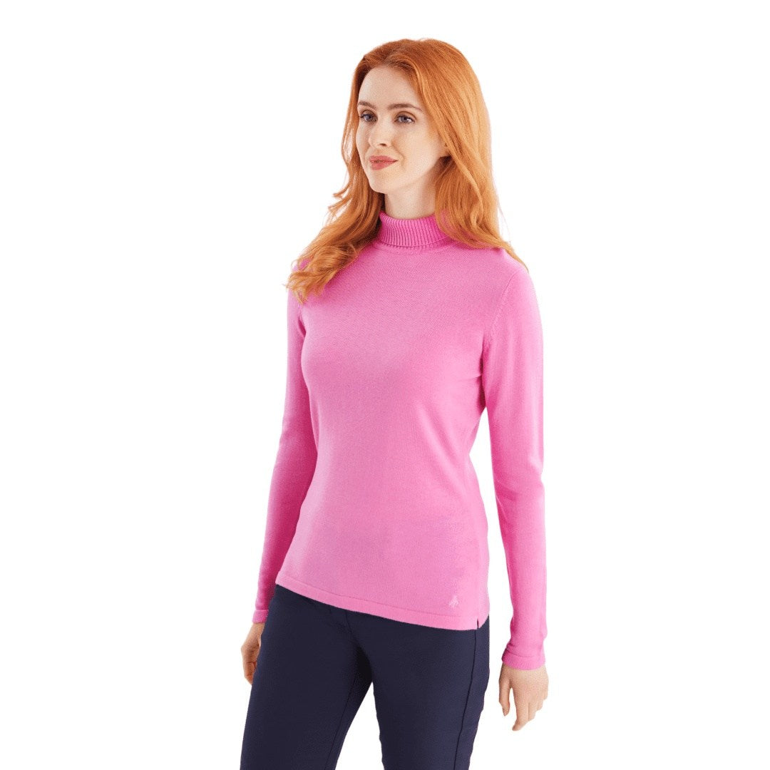 Green Lamb Ladies Knox Cashmere Mix Golf Roll Neck AG23988
