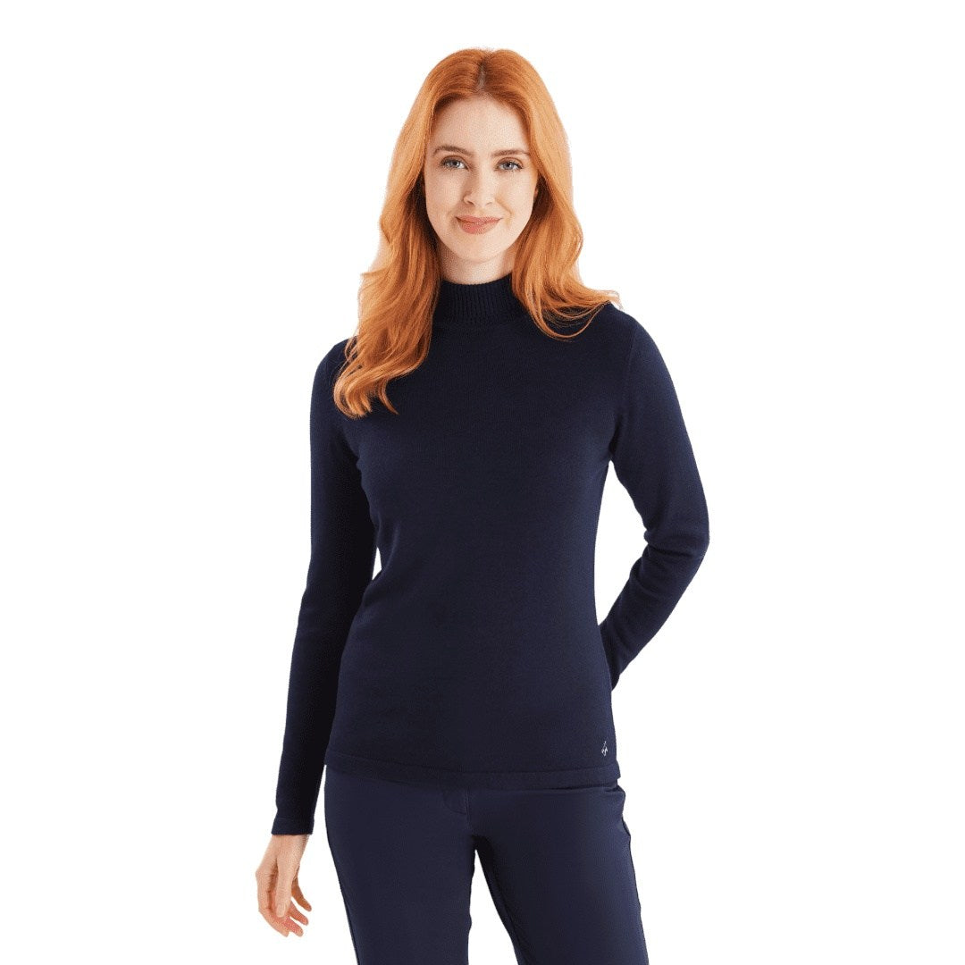 Green Lamb Ladies Knox Cashmere Mix Golf Roll Neck AG23988