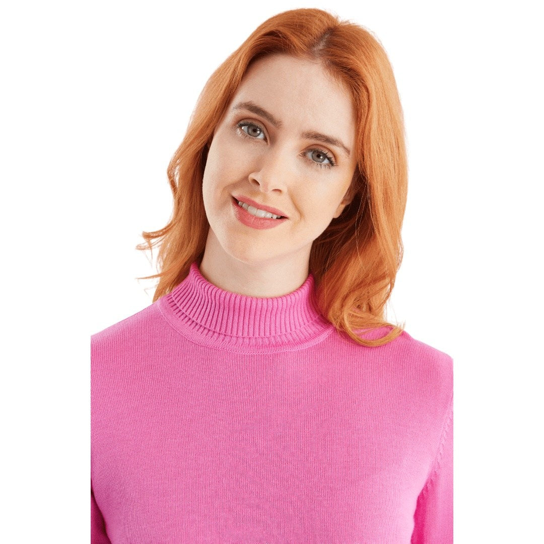 Green Lamb Ladies Knox Cashmere Mix Golf Roll Neck AG23988