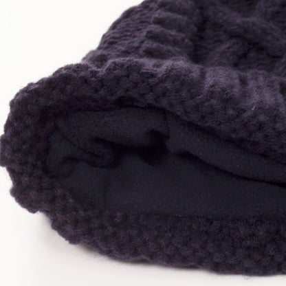 Green Lamb Ladies Krista Fleece Lined Cable Golf Hat AG23998