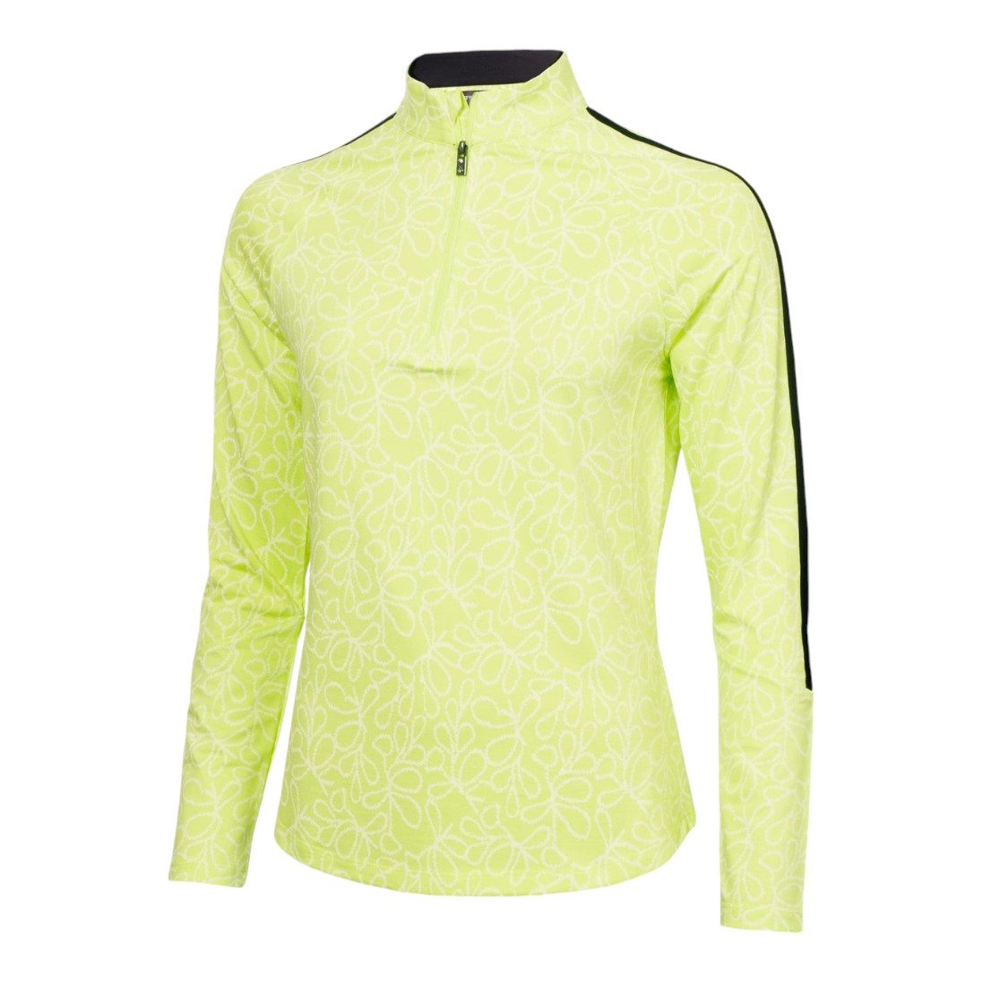 Green Lamb Ladies Mae Printed 1/2 Zip Golf Top AG24046