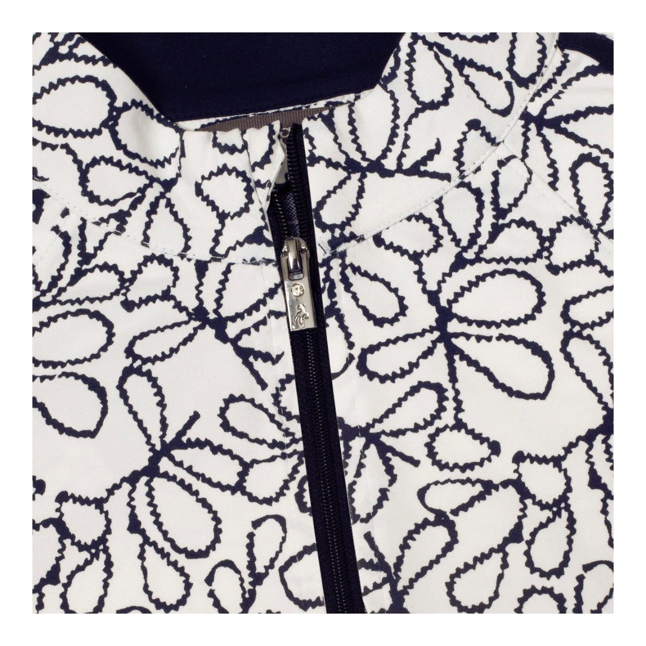 Green Lamb Ladies Mae Printed 1/2 Zip Golf Top AG24046