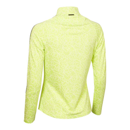 Green Lamb Ladies Mae Printed 1/2 Zip Golf Top AG24046