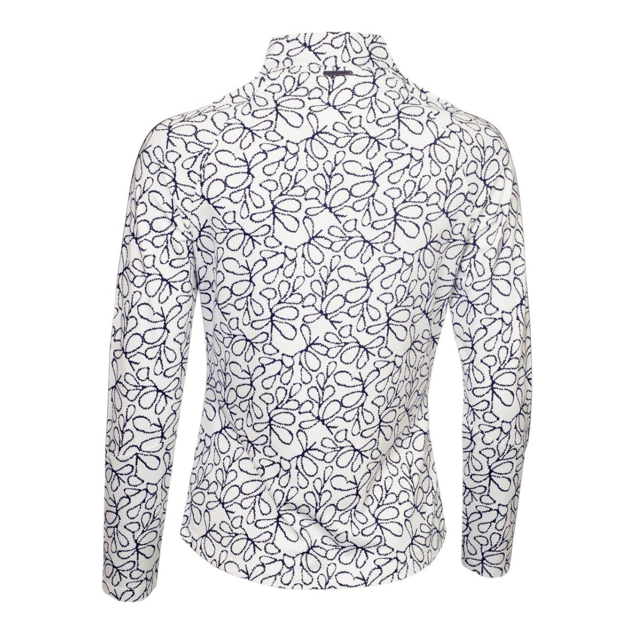 Green Lamb Ladies Mae Printed 1/2 Zip Golf Top AG24046