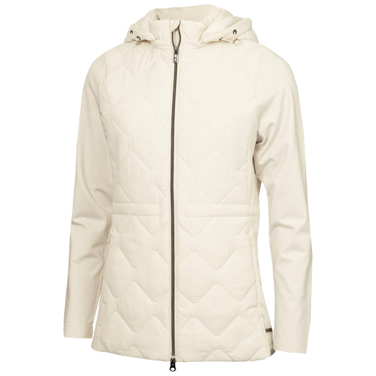 Green Lamb Ladies Marcia Long Hooded Golf Jacket AG24056