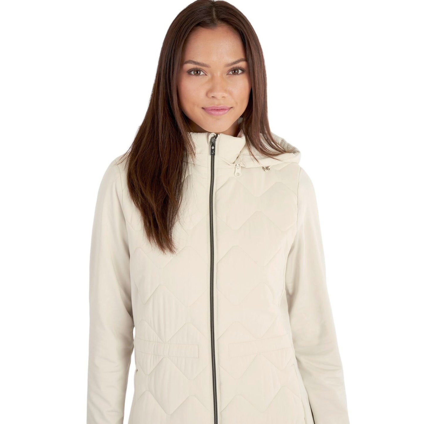 Green Lamb Ladies Marcia Long Hooded Golf Jacket AG24056