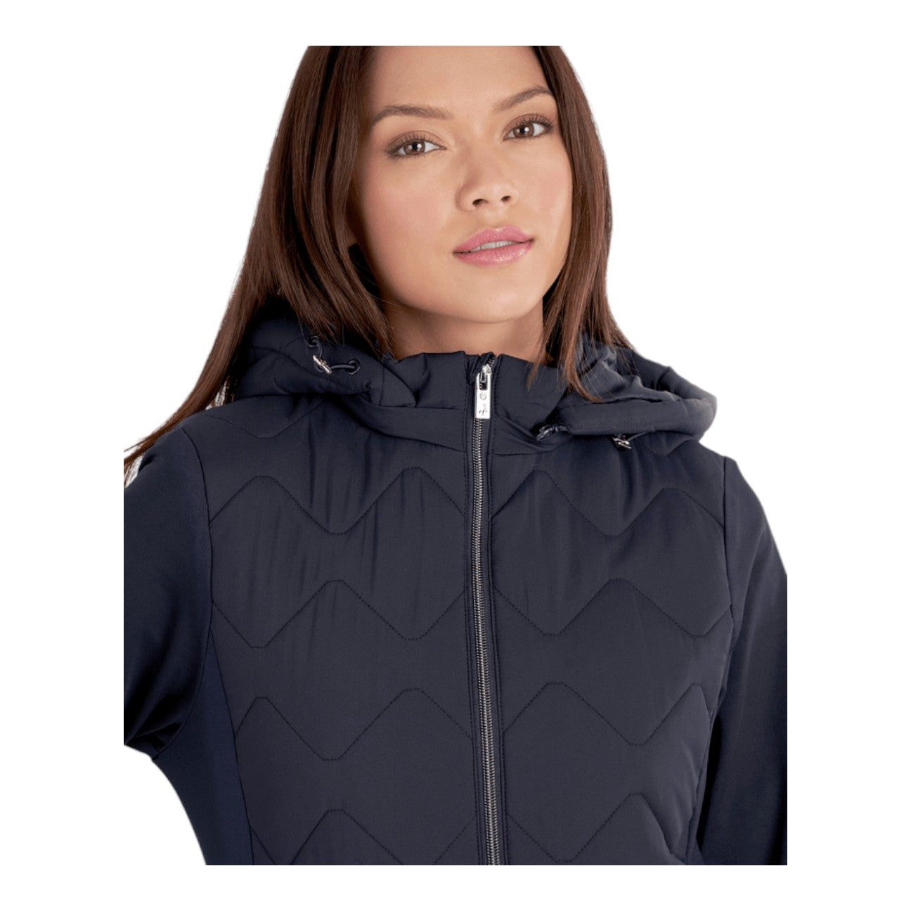 Green Lamb Ladies Marcia Long Hooded Golf Jacket AG24056