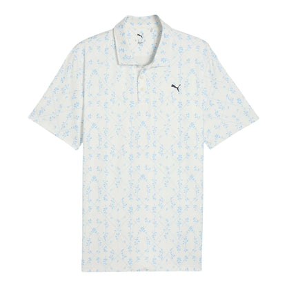 Puma Cloudspun Argyle Bloom Golf Polo Shirt 634854