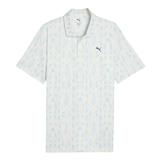 Puma Cloudspun Argyle Bloom Golf Polo Shirt 634854