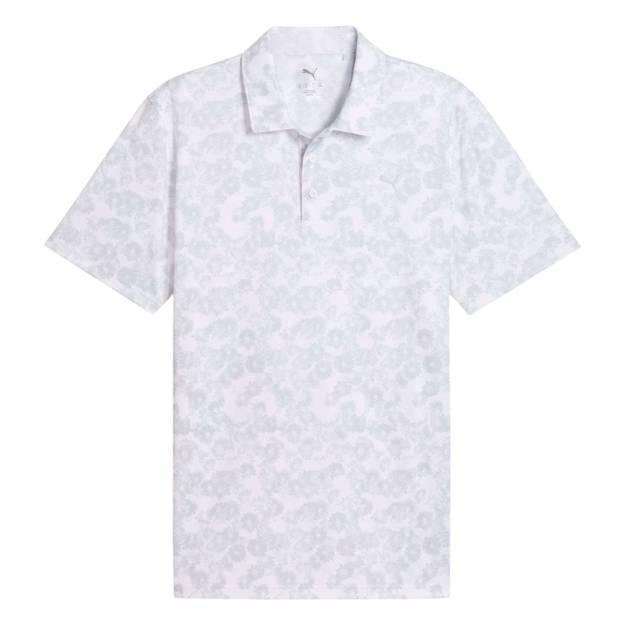 Puma Pure 2.0 Floral Golf Polo Shirt 635183