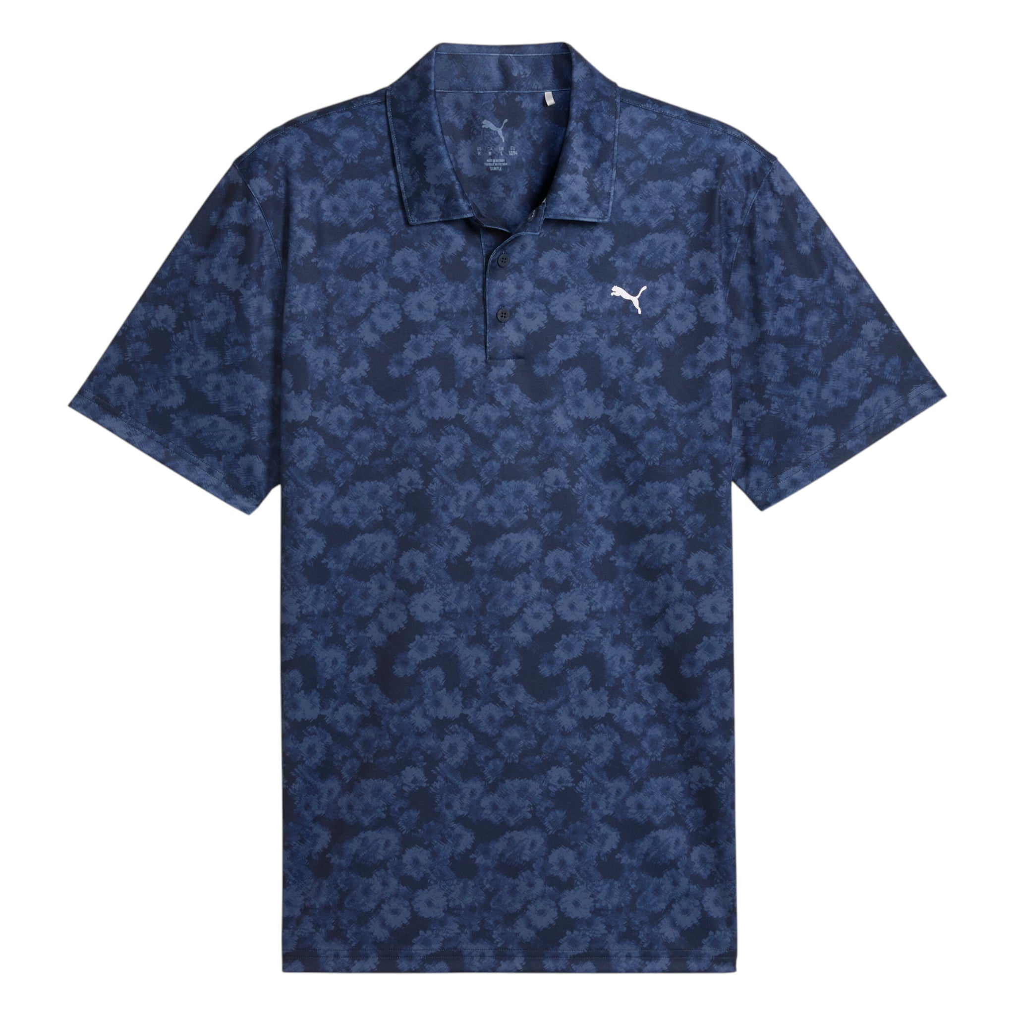 Puma Pure 2.0 Floral Golf Polo Shirt 635183