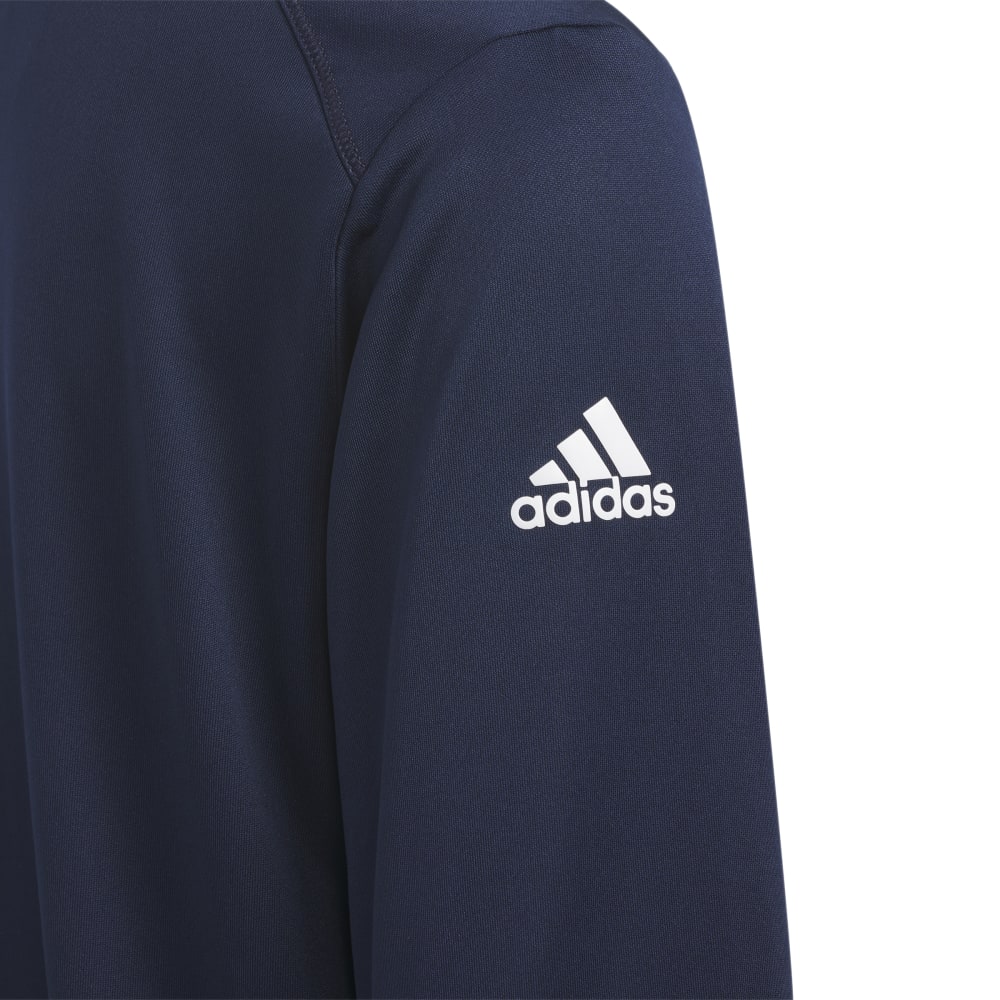 Junior adidas Heather Quarter Zip Golf Pullover HS3078