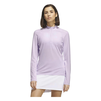 adidas Ladies Ultimate365 Solid 1/4 Zip Golf Mid Layer IA6076