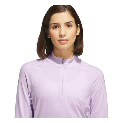 adidas Ladies Ultimate365 Solid 1/4 Zip Golf Mid Layer IA6076