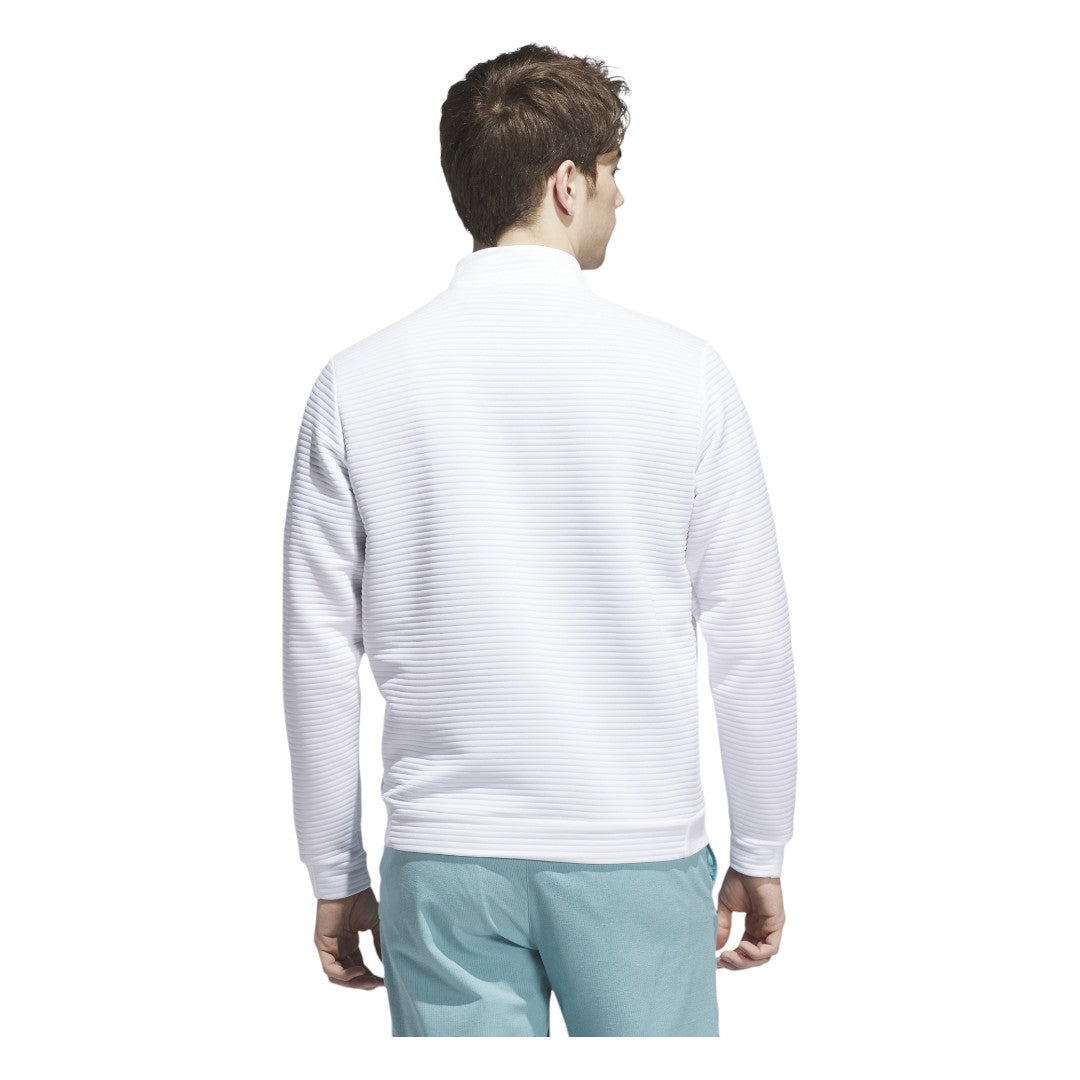 adidas Ultimate365 DWR Textured 1/4 Zip Golf Mid Layer IL0559