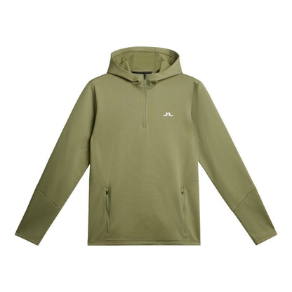 J.Lindeberg Golf Aerial Hooded 1/4 Zip Golf Jacket GMJS11517