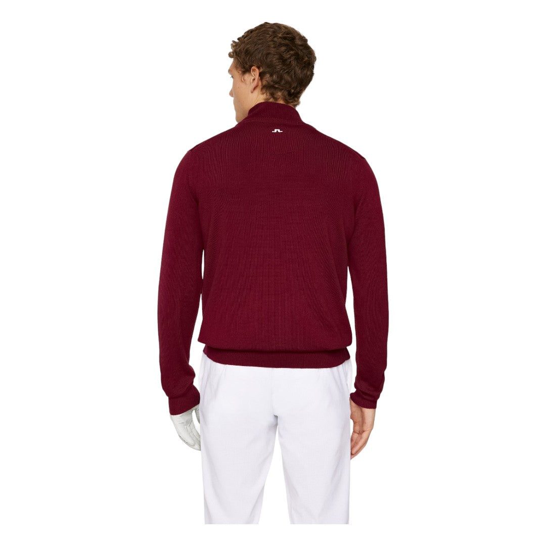 J.Lindeberg Kian Merino 1/4 Zip Golf Sweater GMKW11148