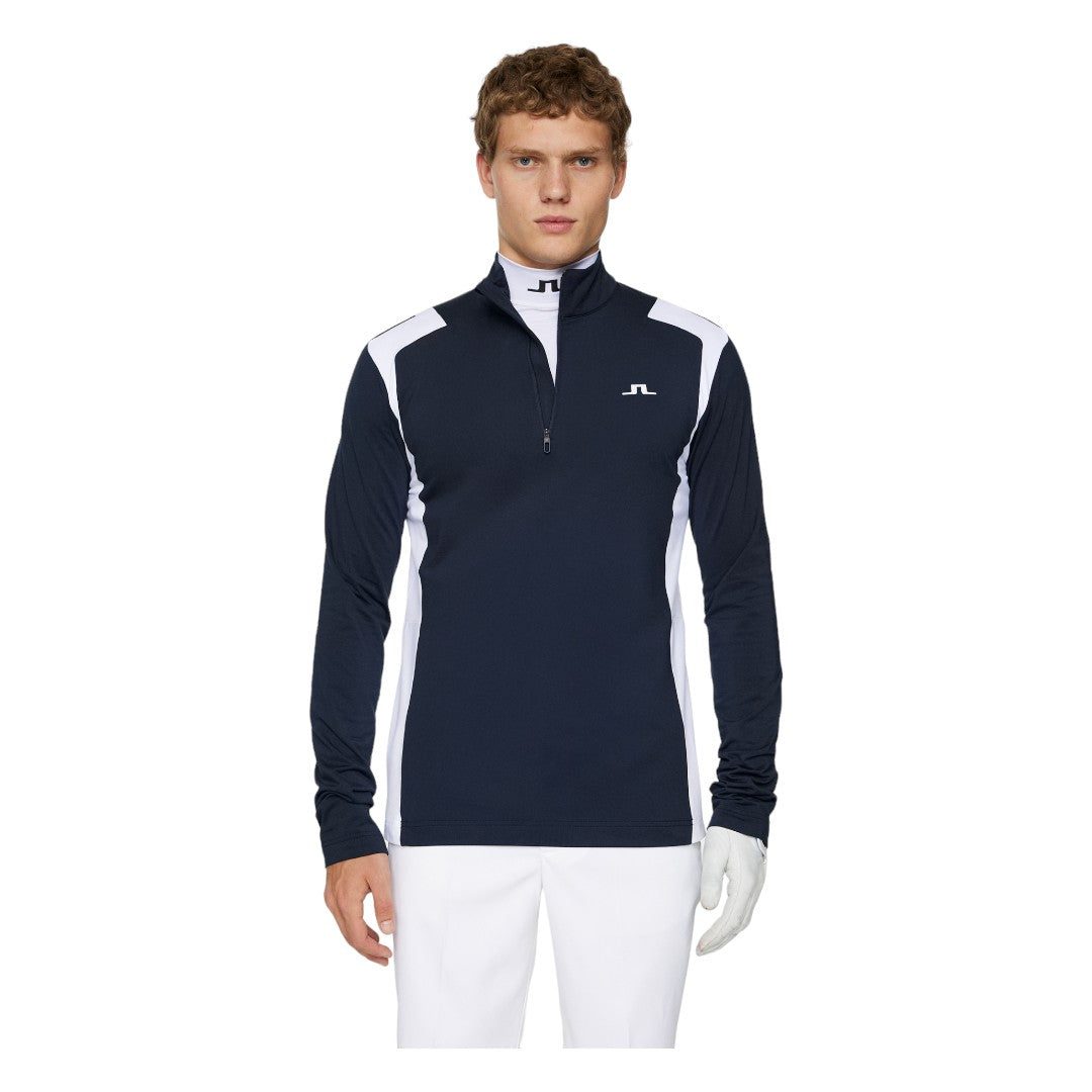 J.Lindeberg Lukas Quarter Zip Golf Mid Layer GMJS10952
