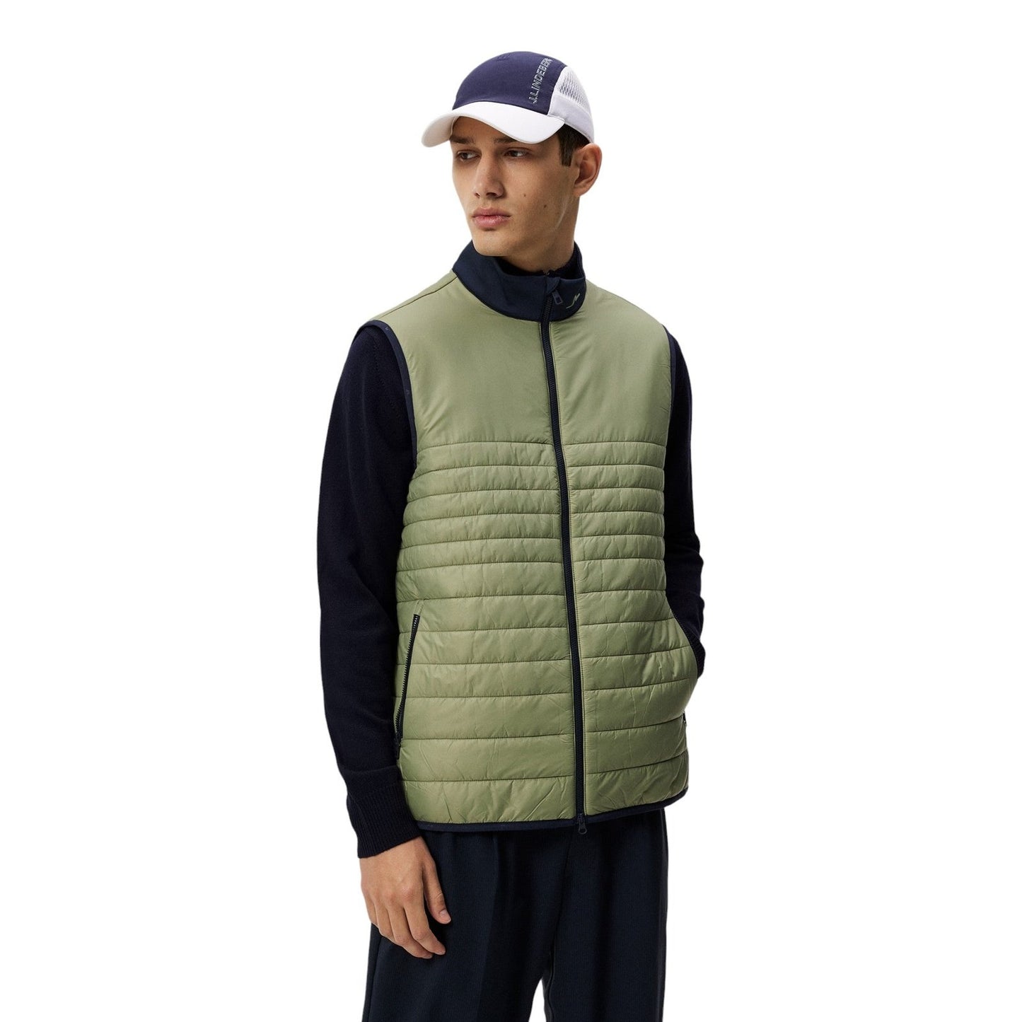 J.Lindeberg Martino Quilt Hybrid Golf Vest GMOW11401