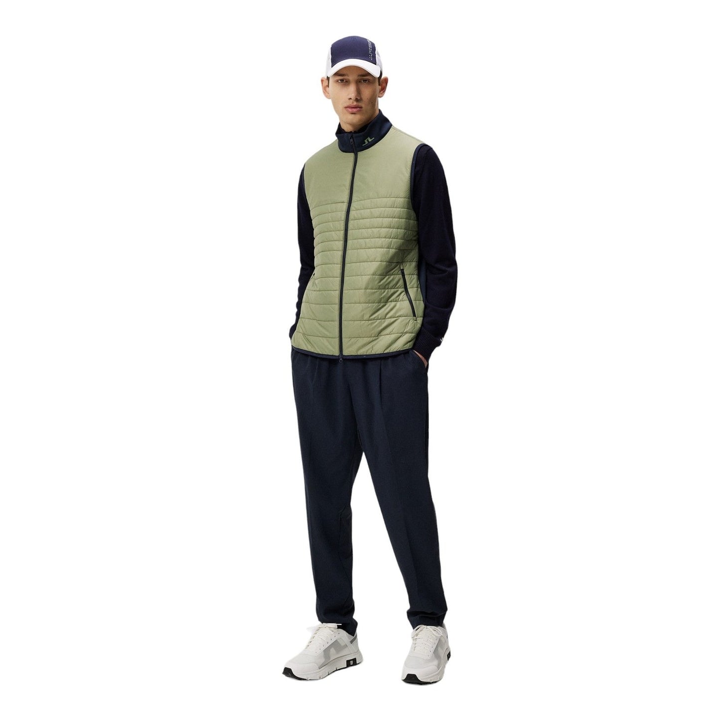 J.Lindeberg Martino Quilt Hybrid Golf Vest GMOW11401