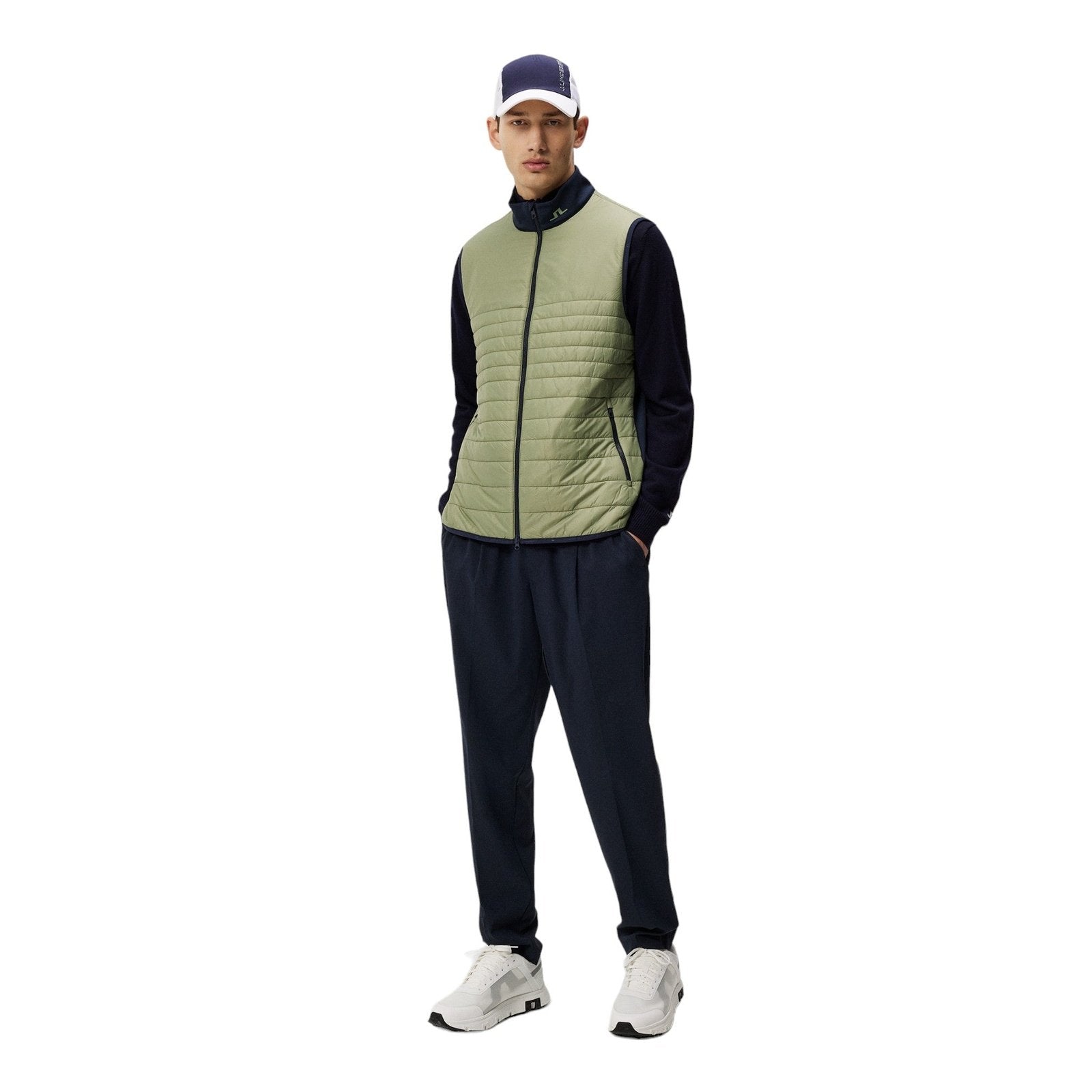 J.Lindeberg Martino Quilt Hybrid Golf Vest GMOW11401