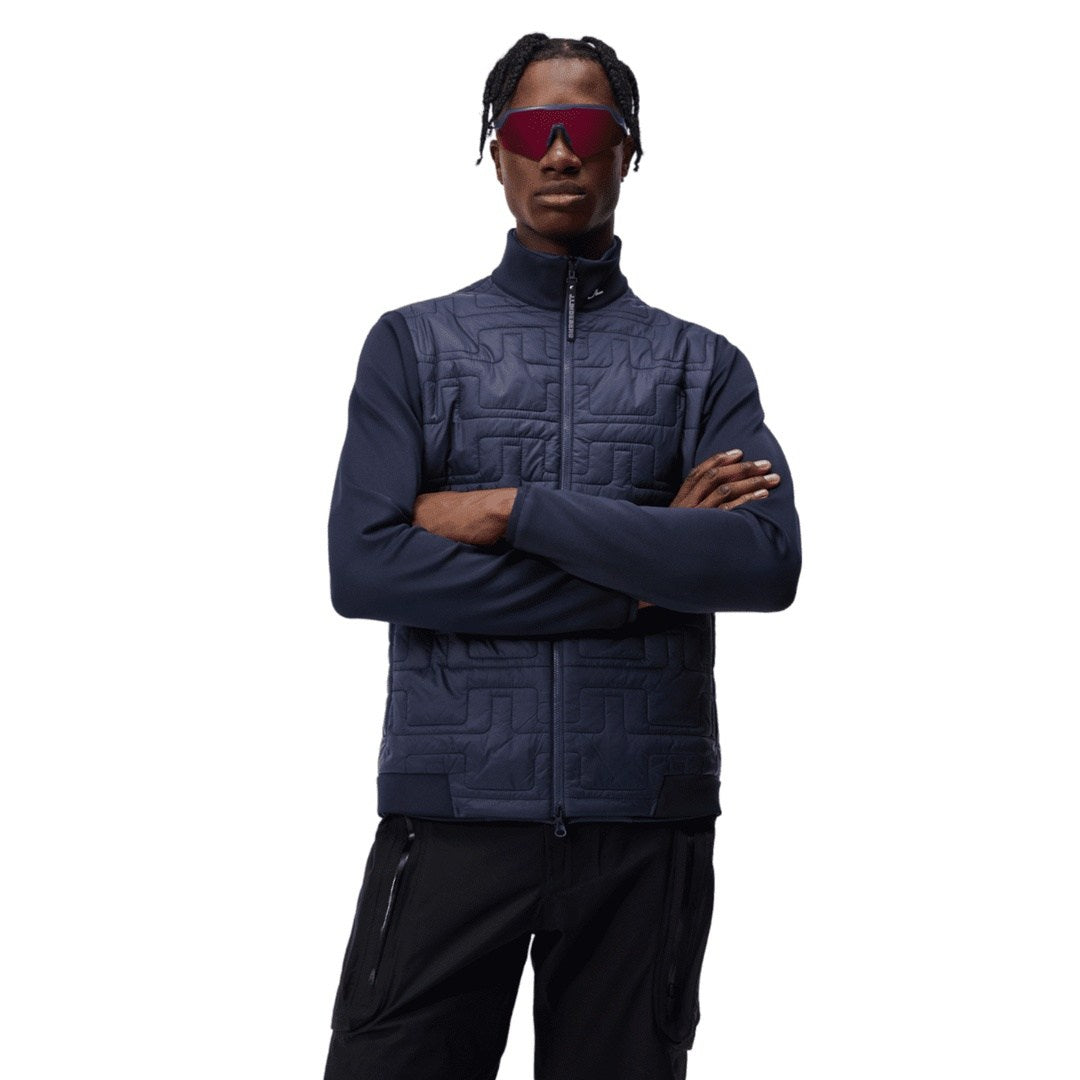 J Lindeberg Quilt Hybrid Golf Jacket AMOW09065
