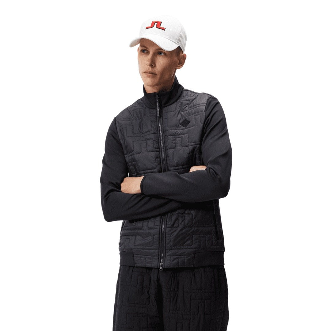 J Lindeberg Quilt Hybrid Golf Jacket AMOW09065
