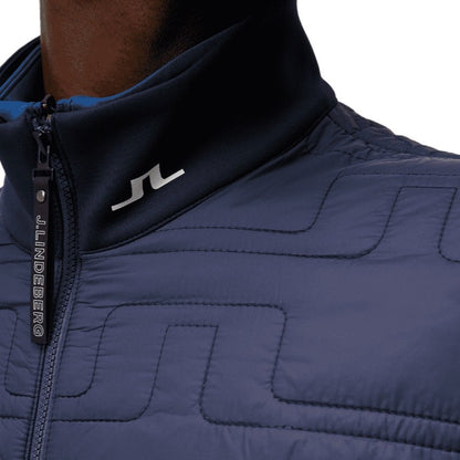 J Lindeberg Quilt Hybrid Golf Jacket AMOW09065