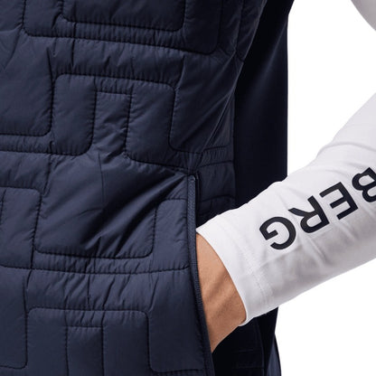 J Lindeberg Quilt Hybrid Golf Vest AMOW09067