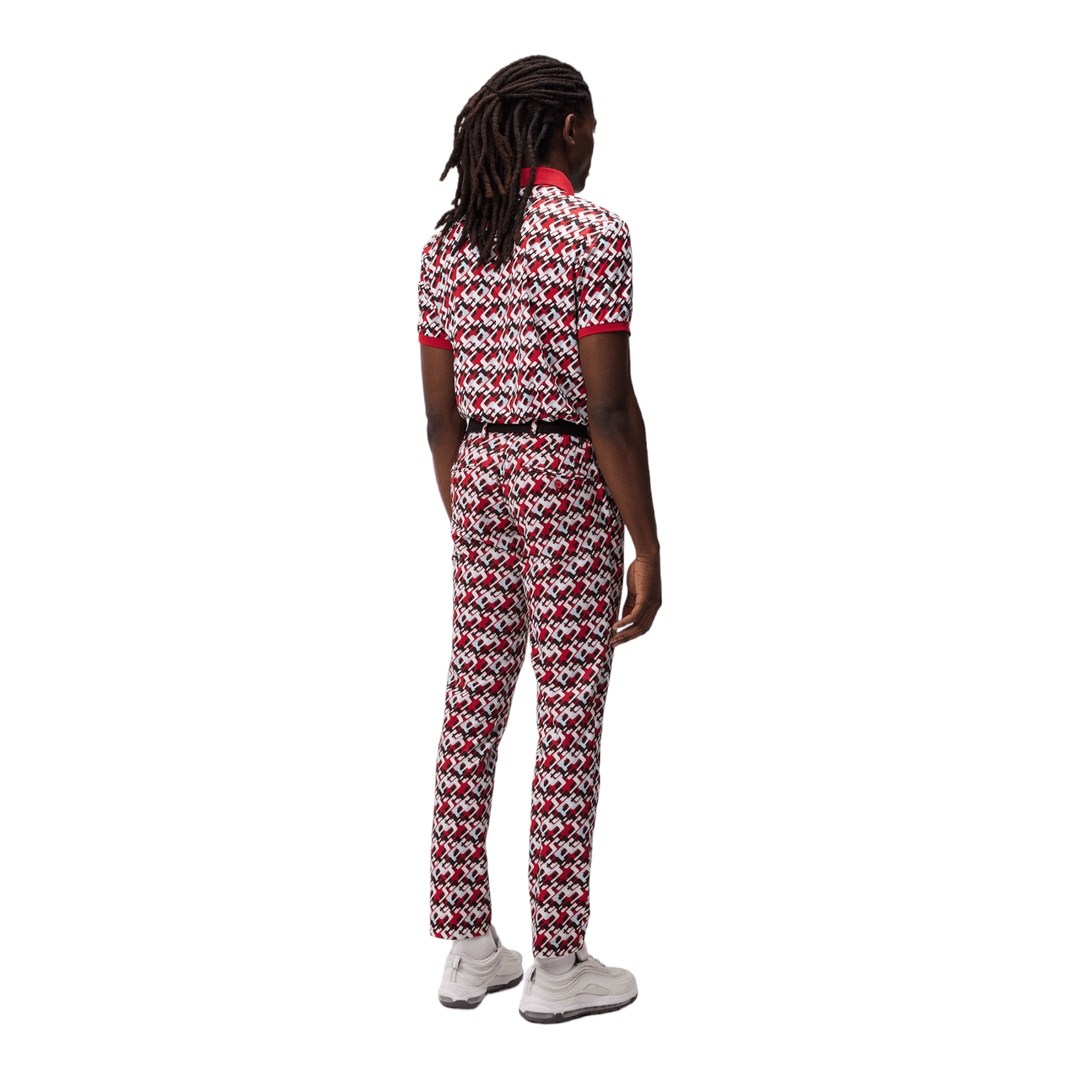 J. Lindeberg Tour Tech Print Golf Polo Shirt GMJT08576