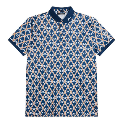 J. Lindeberg Tour Tech Print Golf Polo Shirt GMJT08576