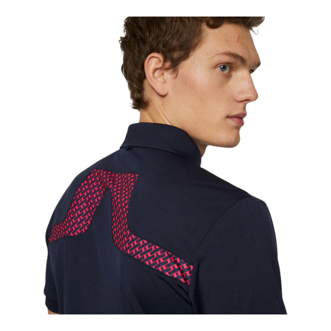 J. Lindeberg KV Print Golf Polo Shirt GMJT11947