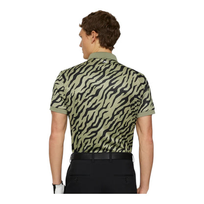 J. Lindeberg Tour Tech Print Golf Polo Shirt GMJT11946