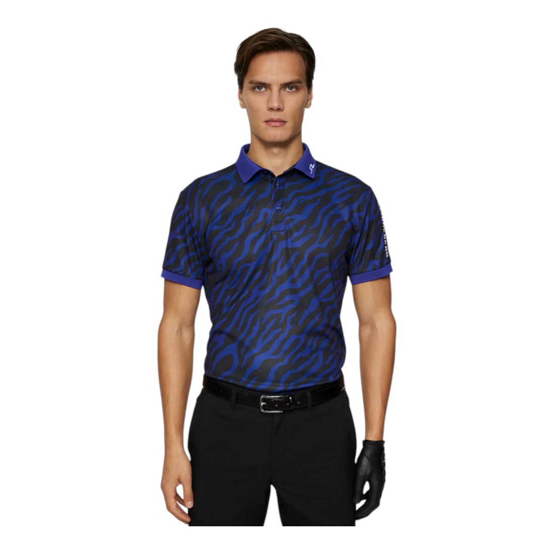 J. Lindeberg Tour Tech Print Golf Polo Shirt GMJT11946