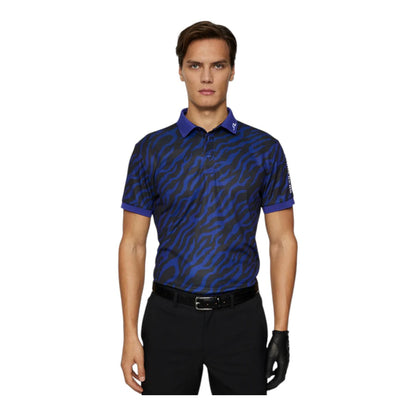 J. Lindeberg Tour Tech Print Golf Polo Shirt GMJT11946