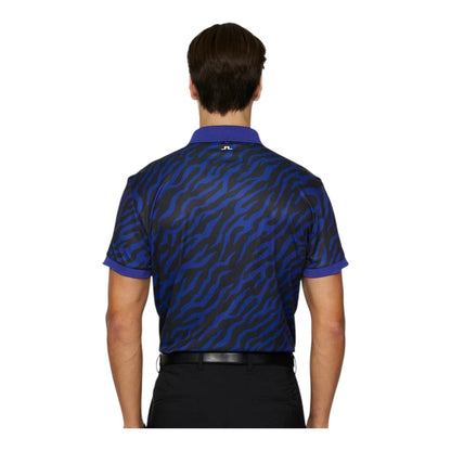 J. Lindeberg Tour Tech Print Golf Polo Shirt GMJT11946