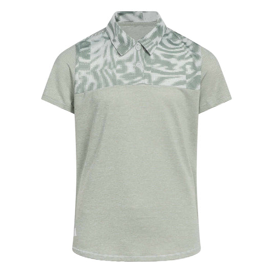 adidas Girls Ottoman Printed Golf Polo Shirt JD1421